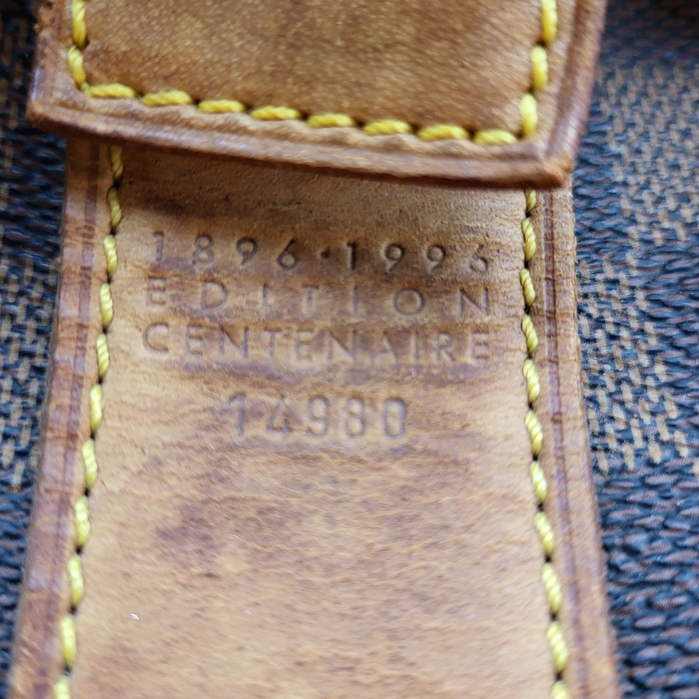 Louis Vuitton 100thAnniversary Centenaire Damier Ebene Columbine Tote Authentic. - Picture 6 of 14